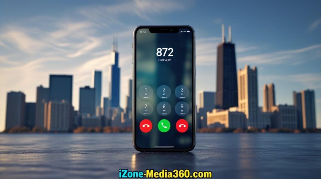 872 area code location and significance in Chicago, Illinois.