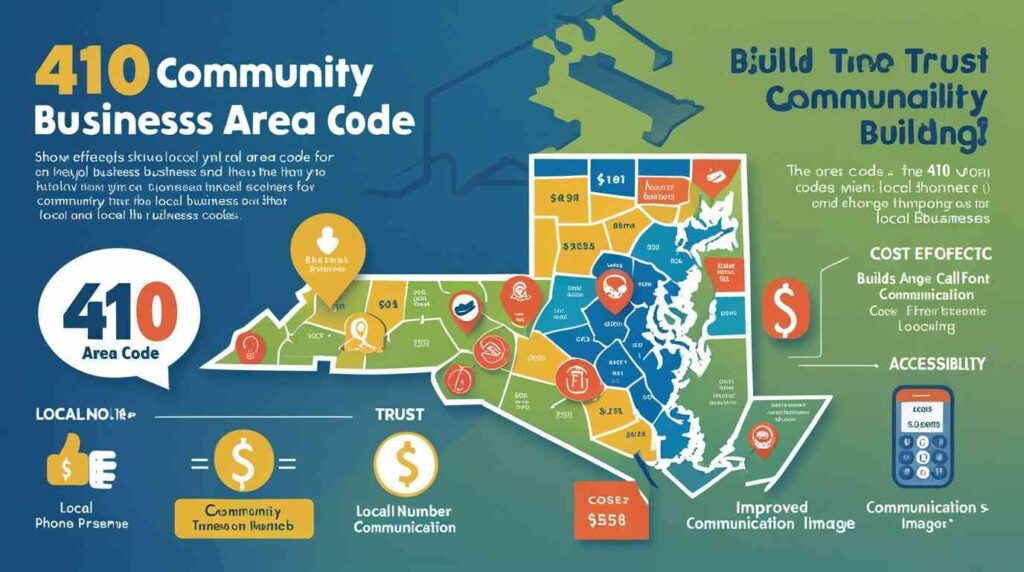 Benefits of using the 410 area code for businesses local trust, accessibility, and cost savings