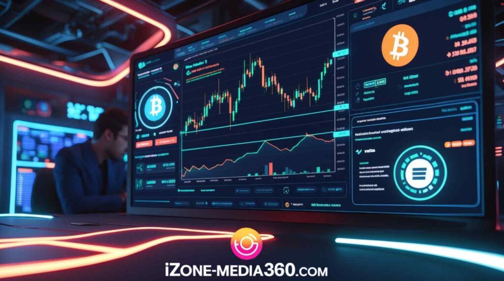 Crypto trading platform with real-time market data, advanced tools, and secure storage.