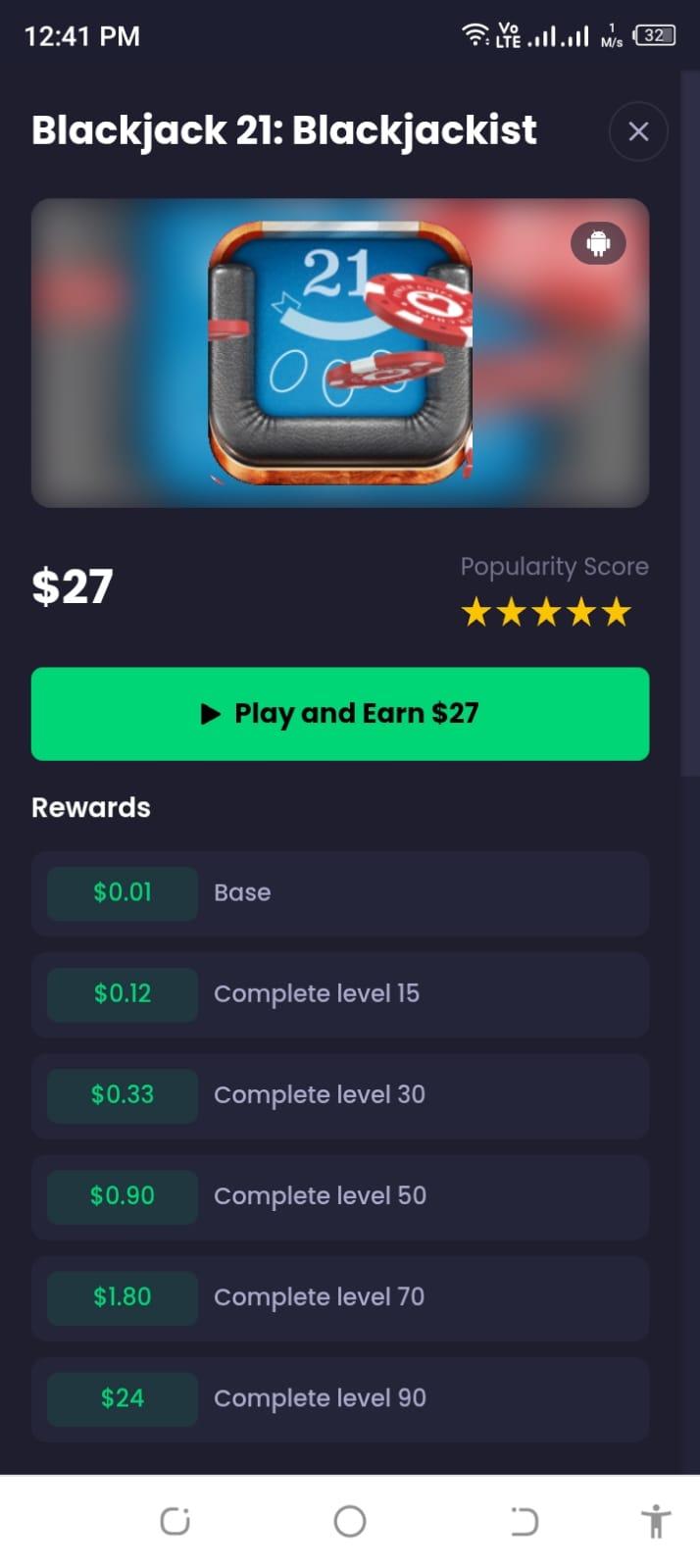 Image showing a reward system where users complete tasks to earn Freecash coins.